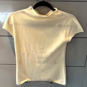 Polo Garage mock neck short sleeved sweater.